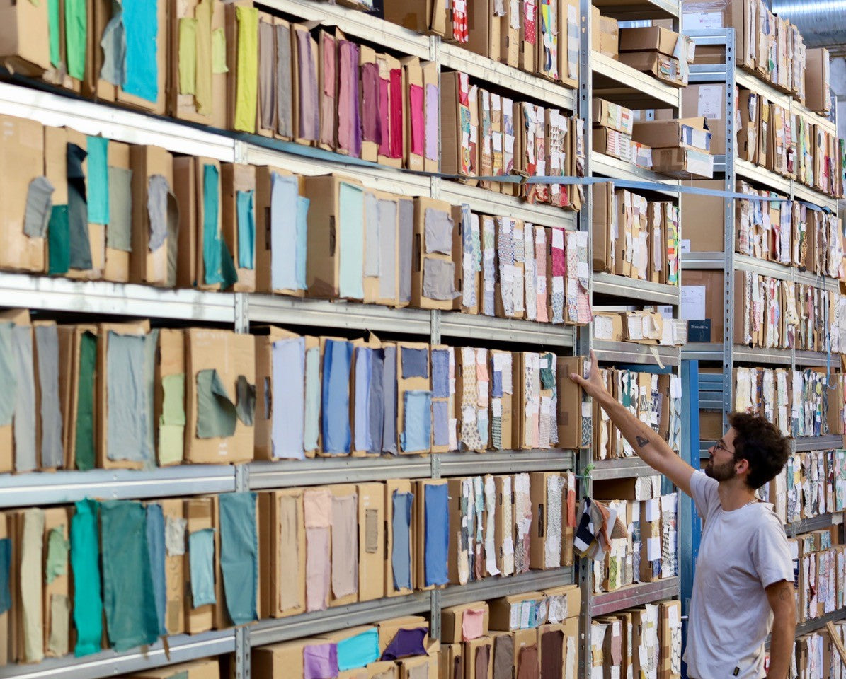 Le mur des tissus