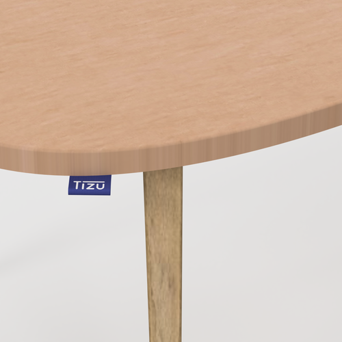 La table basse Bellecombe - Belle L100cm - NM25 Camel