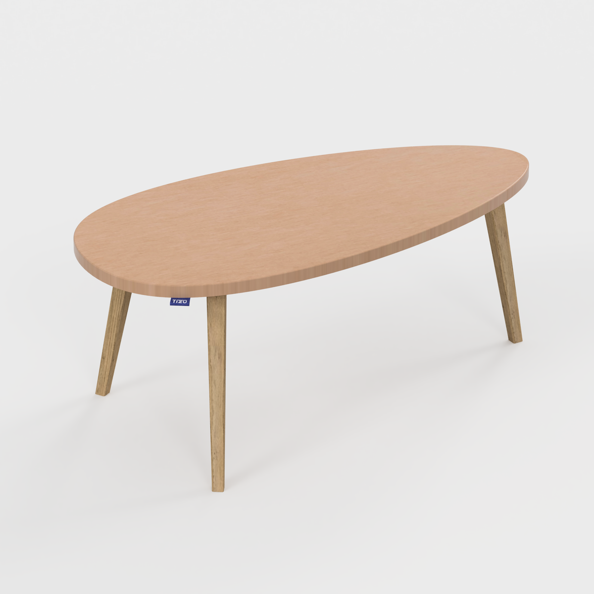 La table basse Bellecombe - Belle L100cm - NM25 Camel