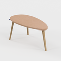 La table basse Bellecombe - Belle L100cm - NM25 Camel