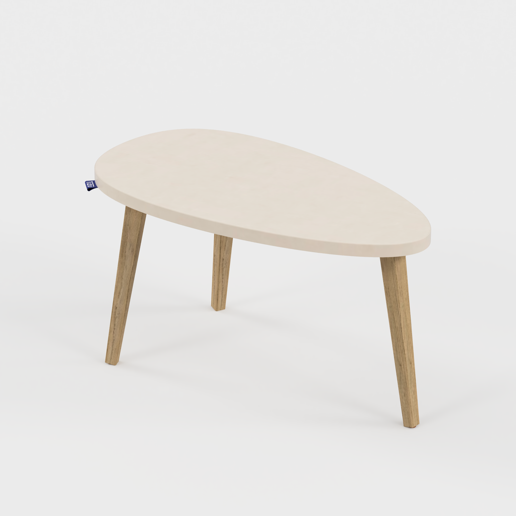 La table basse Bellecombe - Combe L70cm - NM11 Sable