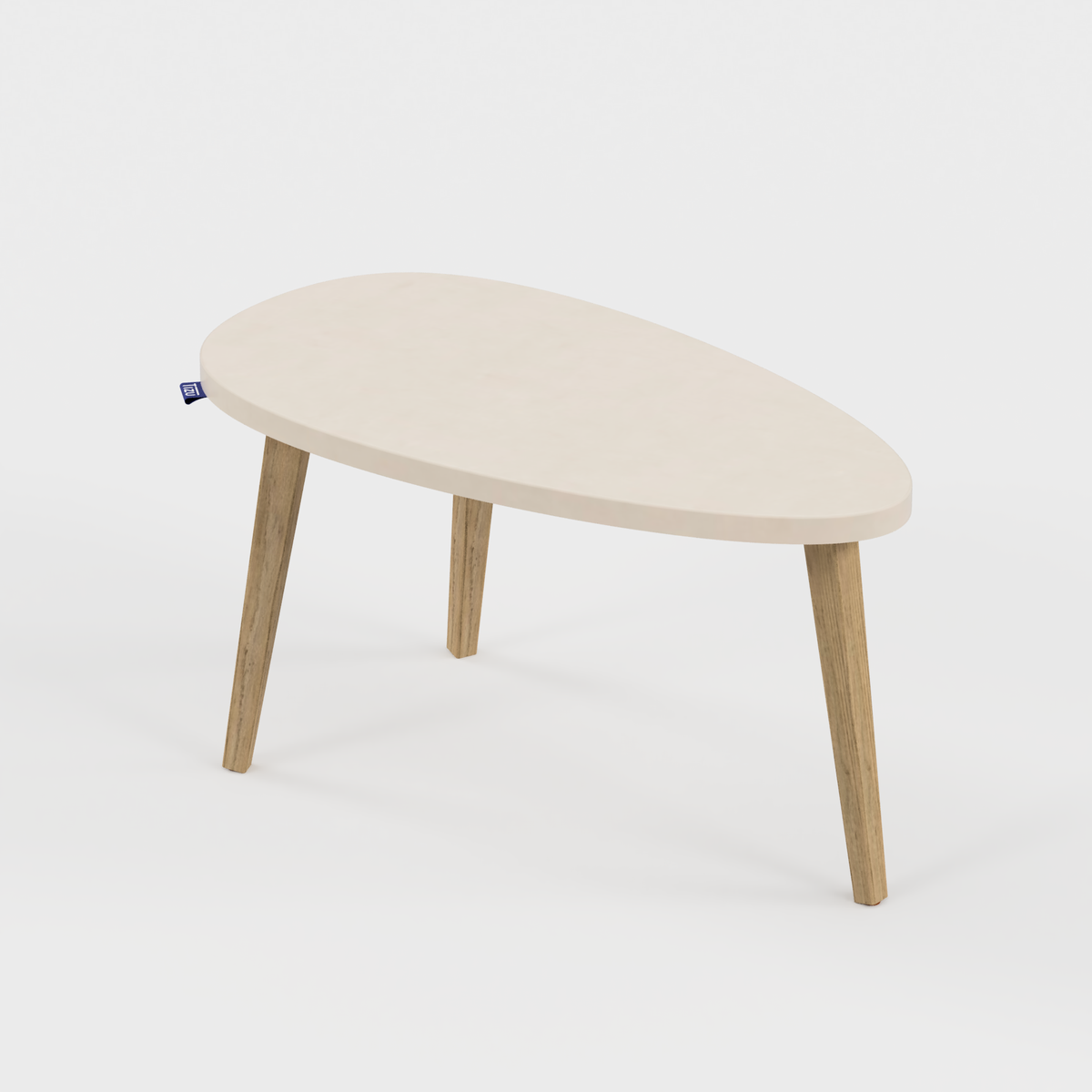 La table basse Bellecombe - Combe L70cm - NM11 Sable