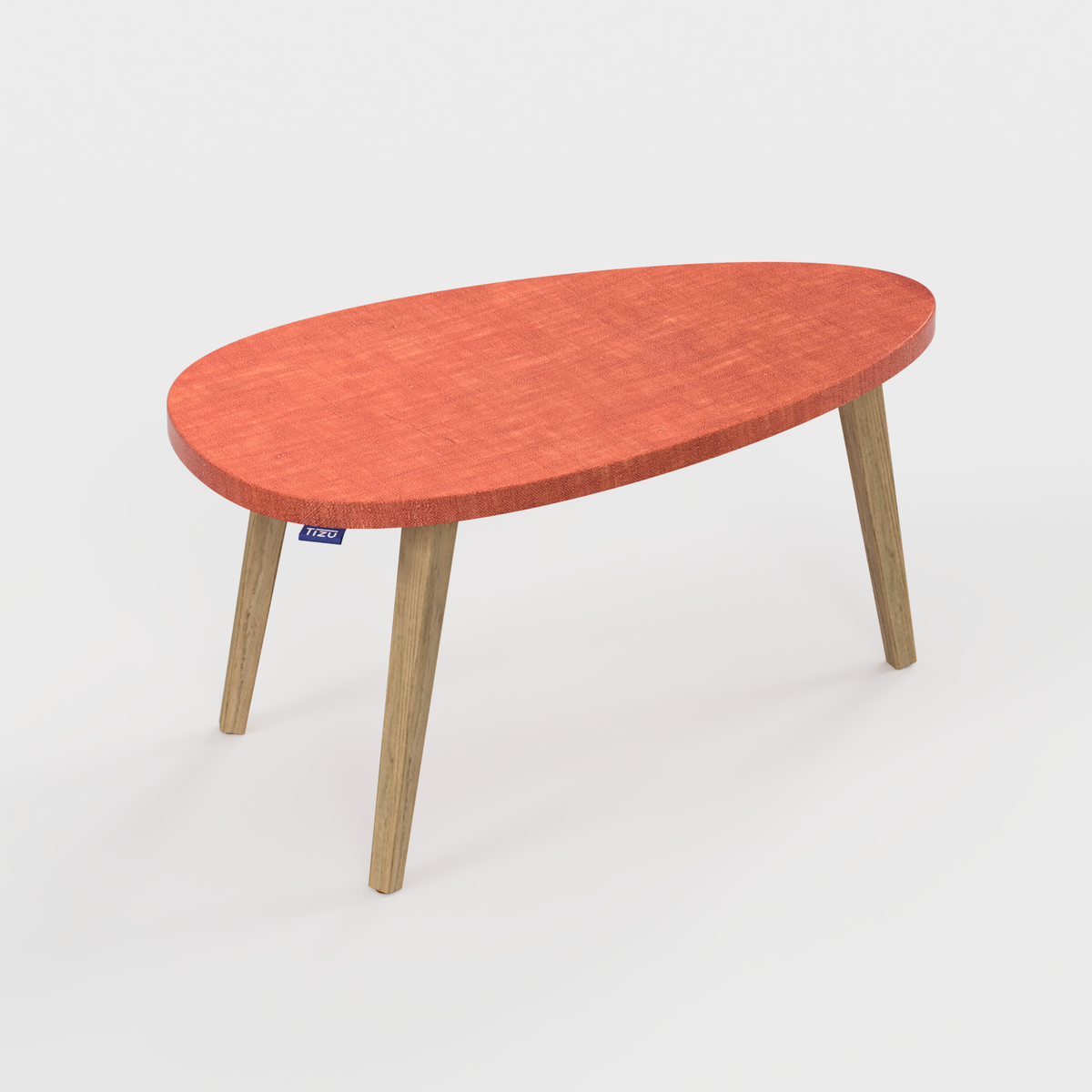 La table basse Bellecombe - Combe L70cm - NM06 Terracotta