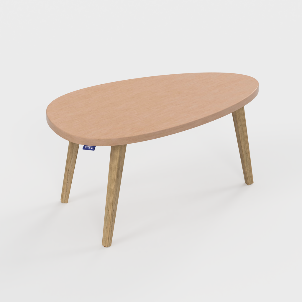 La table basse Bellecombe - Combe L70cm - NM25 - Camel