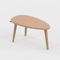 La table basse Bellecombe - Combe L70cm - NM25 - Camel