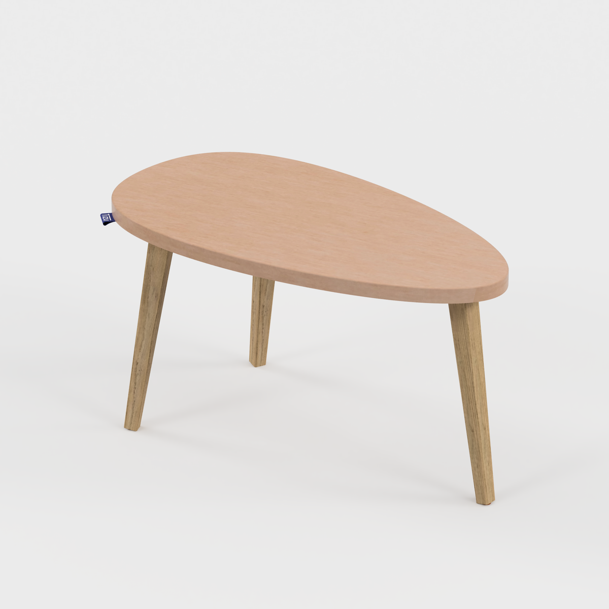 La table basse Bellecombe - Combe L70cm - NM25 - Camel