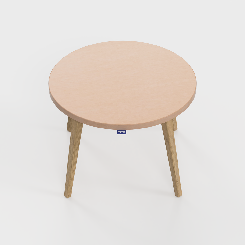 La table basse Confluence ⌀60cm NM25 - Camel
