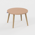 La table basse Confluence ⌀60cm NM25 - Camel