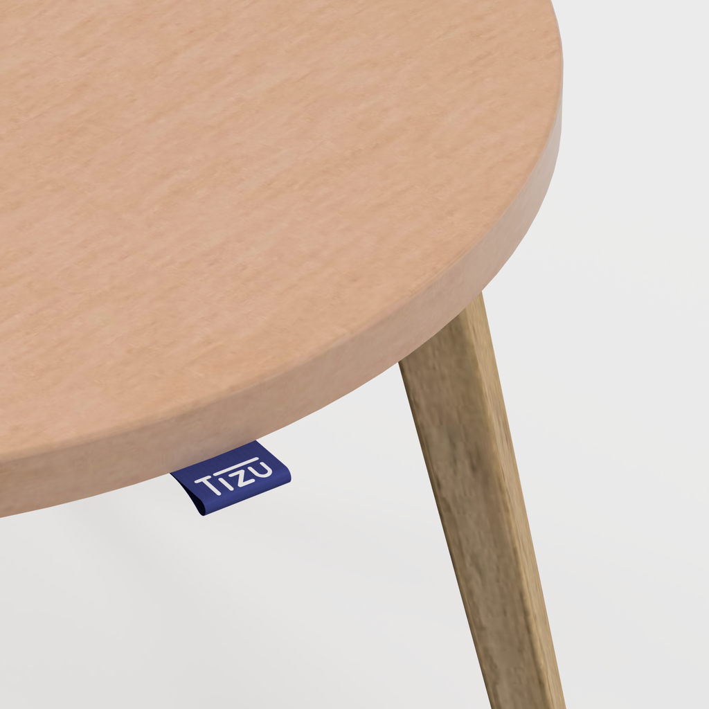 La table basse Confluence ⌀60cm NM25 - Camel