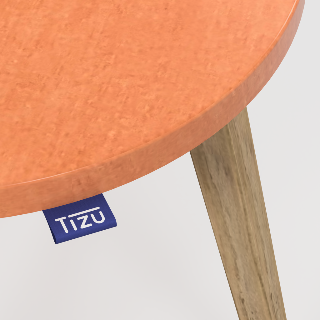 La table basse Confluence ⌀45cm NM24 - Terracotta