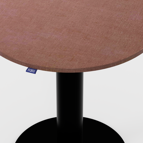 La table Montchat - ⌀70cm - T746 Cacao