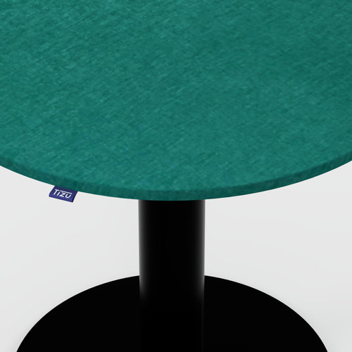 La table Montchat - ⌀80cm - VD10 Vert forêt
