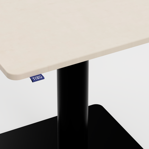 La table Montchat - 80x80cm - NM11 Sable